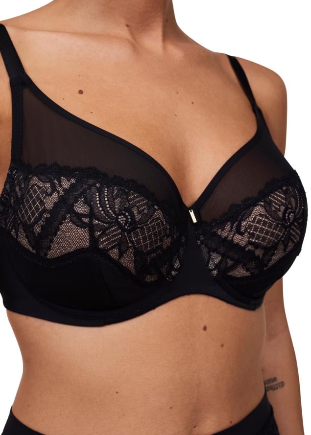 Soutien-gorge armatur trs enveloppant Chantelle Noir